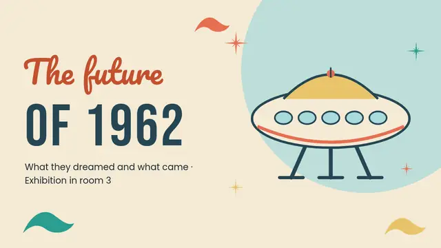 Cover of the presentation “Retrofuturism: the future of 1962”