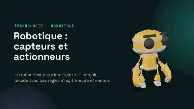 Couverture de la présentation « Robotique : capteurs et actionneurs »