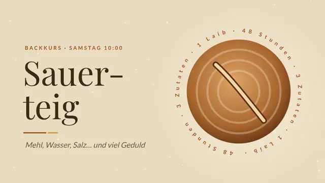 Titelfolie der Präsentation „Sauerteigbrot zu Hause“