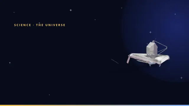 Cover of the presentation “Space telescopes: from Hubble to Webb”