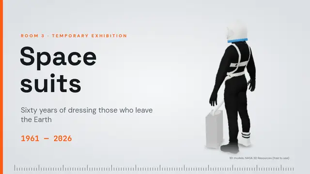Cover of the presentation “Spacesuits: sixty years”
