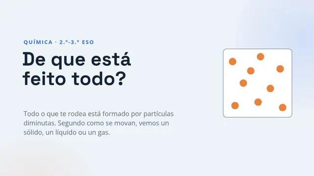 Portada da presentación «Os estados da materia»