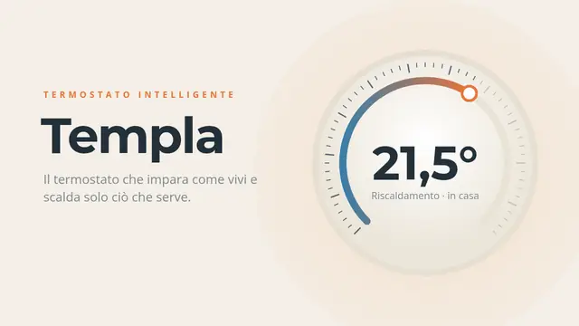 Copertina della presentazione «Templa: termostato intelligente»