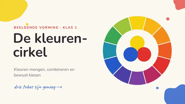 Titeldia van de presentatie ‘De kleurencirkel’