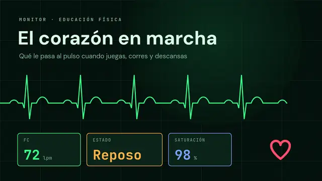 Portada de la presentación «El corazón en marcha»