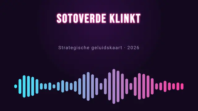 Titeldia van de presentatie ‘Het lawaai van Sotoverde’