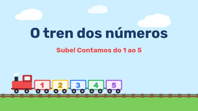 Portada da presentación «O tren dos números»