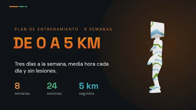 Portada de la presentación «Plan de entrenamiento: 5 km»