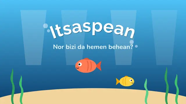 «Itsaspean» aurkezpenaren azala