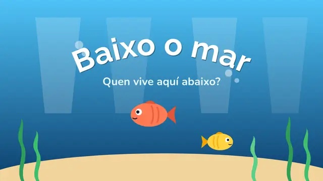 Portada da presentación «Baixo o mar»