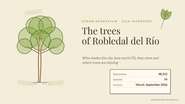 Cover of the presentation “Urban tree inventory”