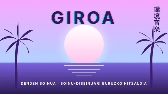 «Vaporwave: denden musika» aurkezpenaren azala