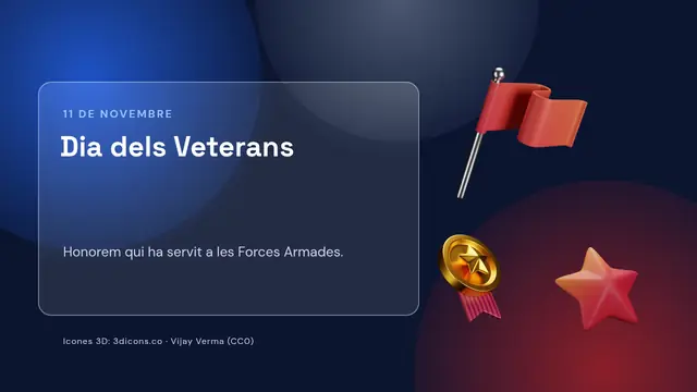 Portada de la presentació «Dia dels Veterans»