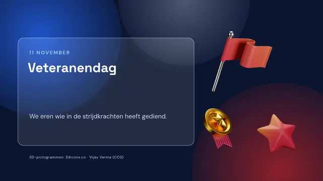 Titeldia van de presentatie ‘Veteranendag’