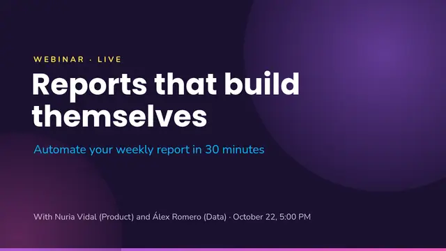 Cover of the presentation “Webinar”