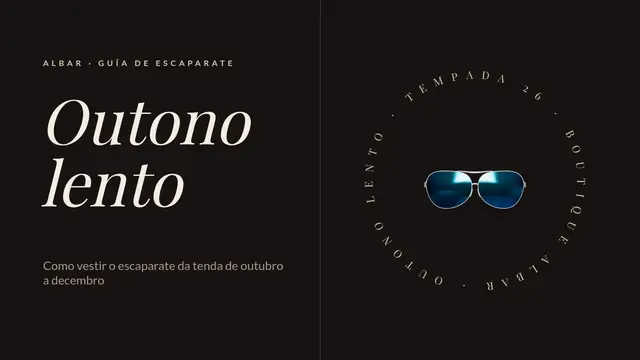 Portada da presentación «Escaparatismo: o escaparate de outono»
