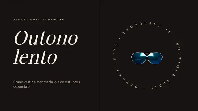 Capa da apresentação «Vitrinismo: a montra de outono»